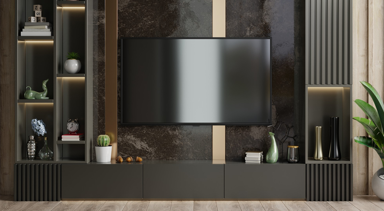 APT SPACE — Custom TV Panel & Entertainment Wall Designs in Delhi-NCR